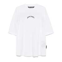 Tricouri Palm Angels 'Curved Logo' T-Shirt Barbati