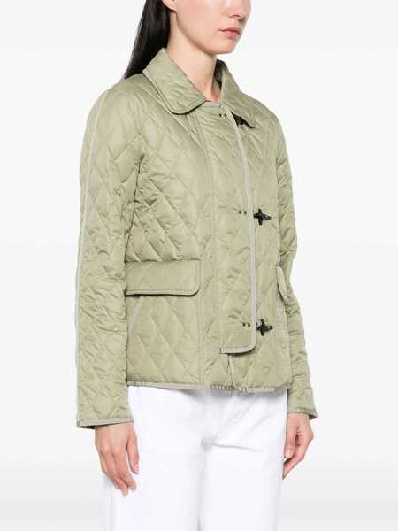 Jachete Fay 3-Hook Nylon Quilted Jacket GREEN Femei (BM 17150117) 3