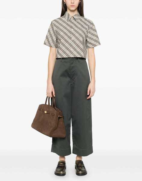 Bluze Burberry Cropped Shirt MULTICOLOUR Femei (BM 17150204) 2