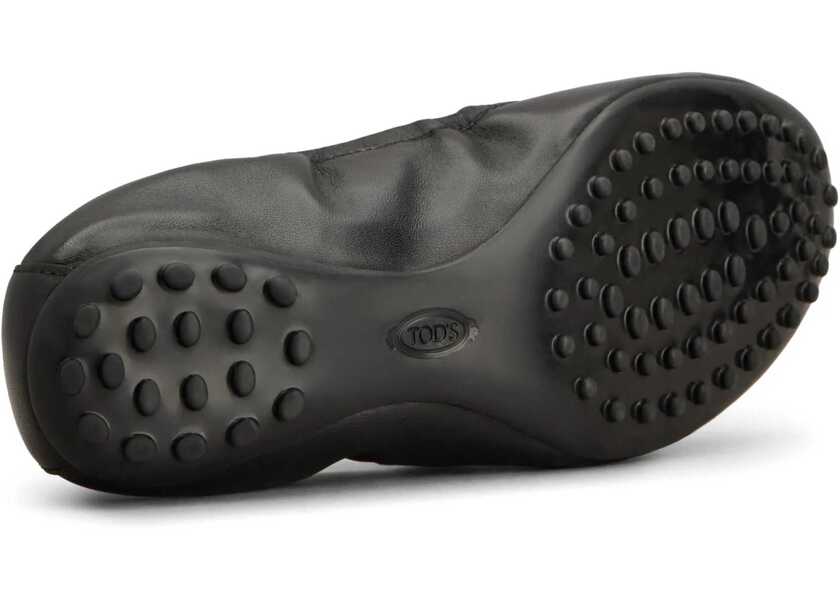 Balerini TODS Ballet Flats With Eyelets BLACK Femei (BM 17150330) 4