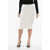 Jil Sander Twisted Straight Skirt White