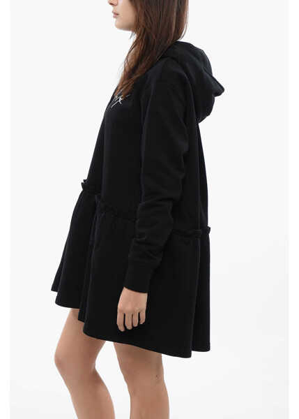 Bluze de trening Viktor & Rolf Hoodie Dress With Embroidered Logo Black Femei (BM 17150486) 3