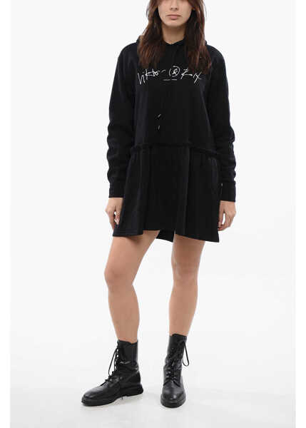 Bluze de trening Viktor & Rolf Hoodie Dress With Embroidered Logo Black Femei (BM 17150486) 1