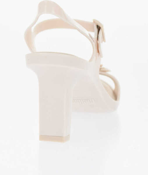 Sandale fara toc Viktor & Rolf Melissa Rubber Lady Emme Sandals With Ankle Straps 7Cm White Femei (BM 17150534) 2