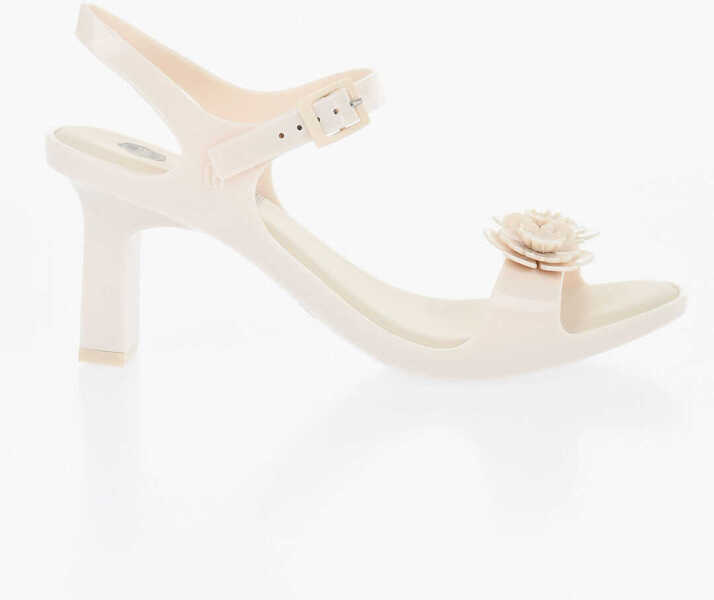 Sandale fara toc Viktor & Rolf Melissa Rubber Lady Emme Sandals With Ankle Straps 7Cm White Femei (BM 17150534) 3