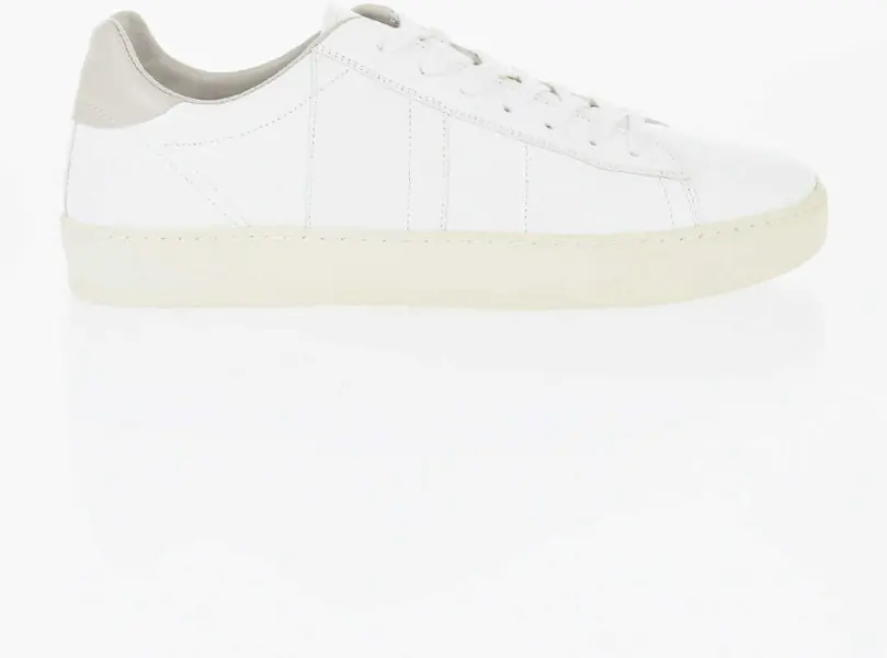 Sneakers Woolrich Lace-Up Court Leather Sneakers White Barbati (BM 17150687) 3