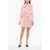 Viktor & Rolf Chemisier Striped Dress With Maxi Bows Pink