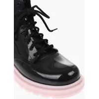 Cizme pentru Barbati - Cizme casual Viktor & Rolf Melissa Rubber Coturno Combat Booties With Contrasting Sole Black Barbati (BM 17150969) - B-mall.ro