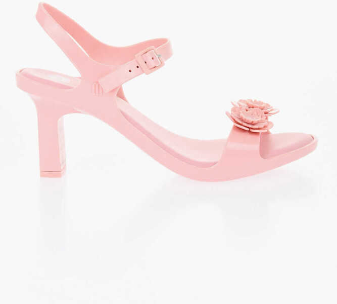 Sandale cu toc Viktor & Rolf Melissa Rubber Lady Emme Sandals With Ankle Straps 7Cm Pink Femei (BM 17150996) 3