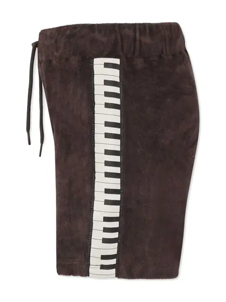 Pantaloni scurti MINI RODINI Piano terry sweatshorts Black   Fete (BM 17151049) 3