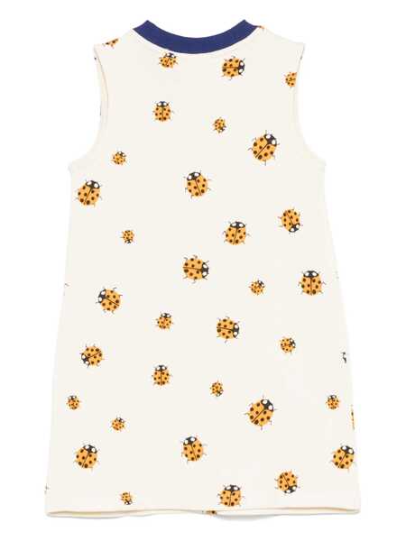 Rochii MINI RODINI Ladybugs aop sweatdress White Fete (BM 17151055) 2
