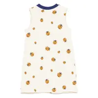 Rochii pentru Fete - Rochii MINI RODINI Ladybugs aop sweatdress White Fete (BM 17151055) - B-mall.ro