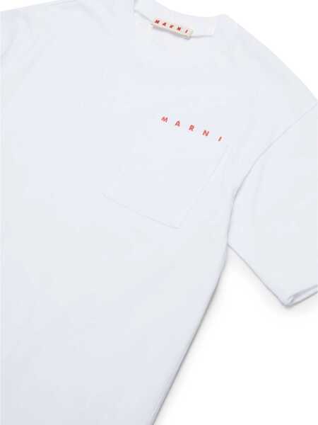 Tricouri Marni T-shirts White Fete (BM 17151175) 3