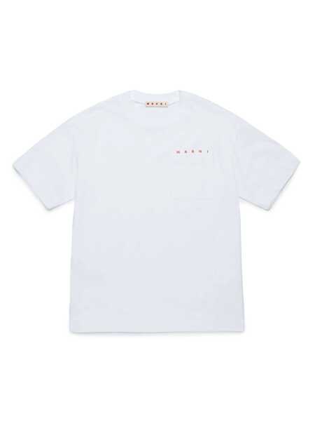 Tricouri Marni T-shirts White Fete (BM 17151175) 1