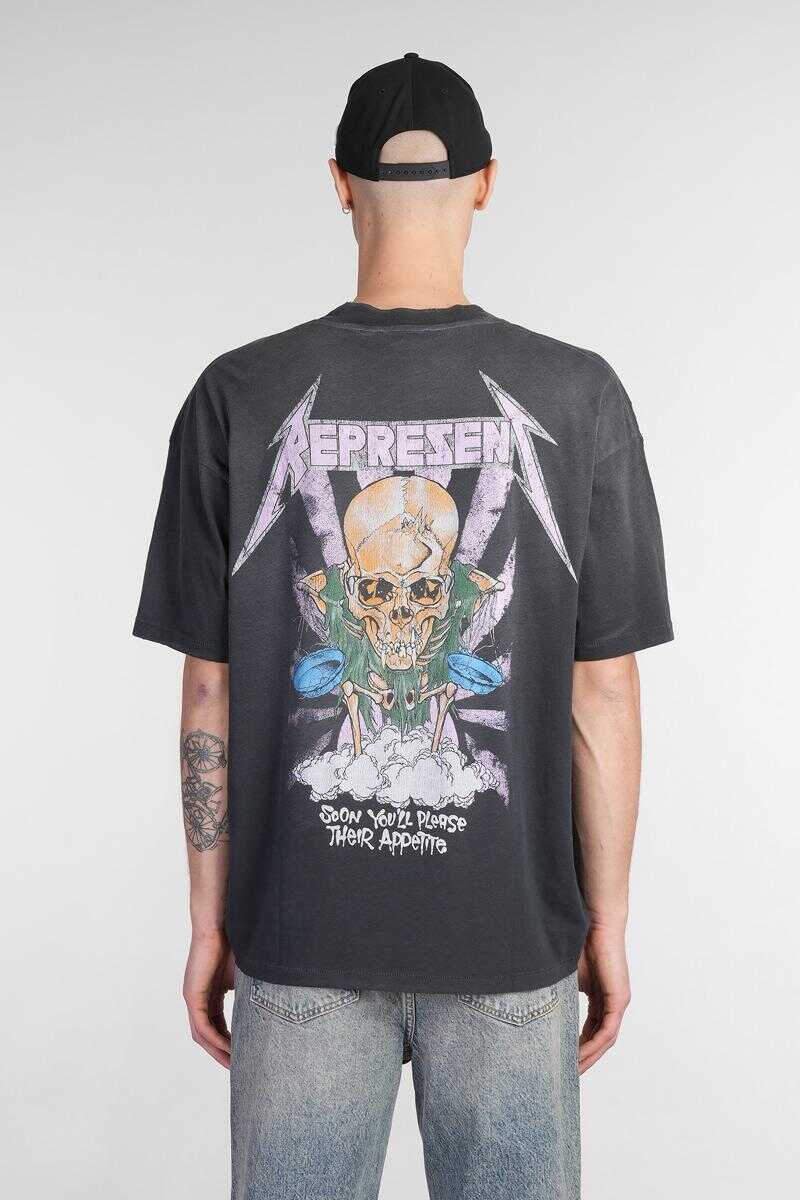 Tricouri REPRESENT Represent Metallica T-Shirt GREY Barbati (BM 17152627) 3