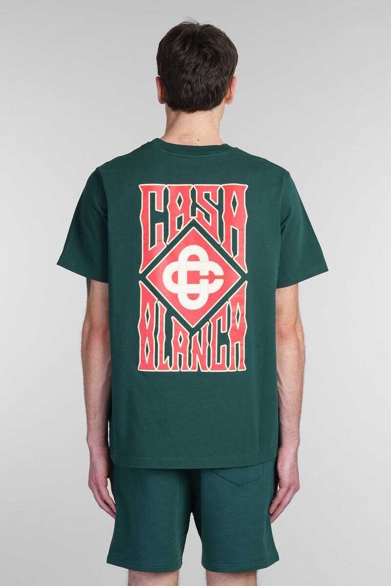 Tricouri Casablanca Casablanca T-Shirt GREEN Barbati (BM 17152687) 3