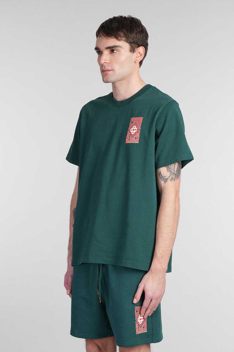 Tricouri Casablanca Casablanca T-Shirt GREEN Barbati (BM 17152687) 4