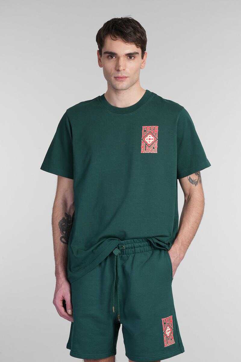 Tricouri Casablanca Casablanca T-Shirt GREEN Barbati (BM 17152687) 1