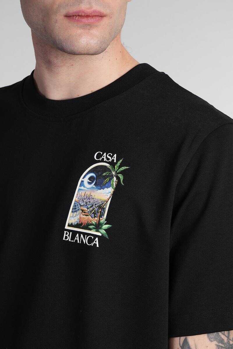 Tricouri Casablanca Casablanca T-Shirt Black Barbati (BM 17152690) 5