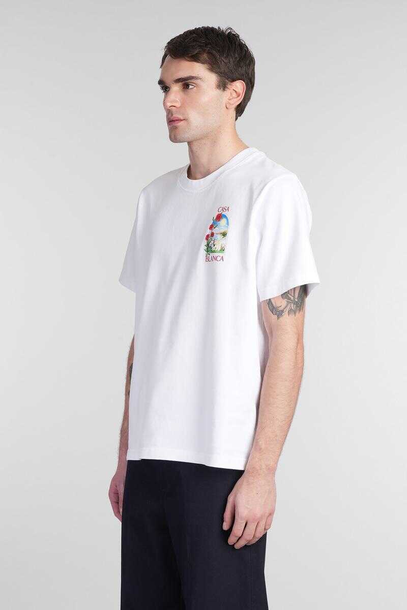 Tricouri Casablanca Casablanca T-Shirt WHITE Barbati (BM 17152693) 4