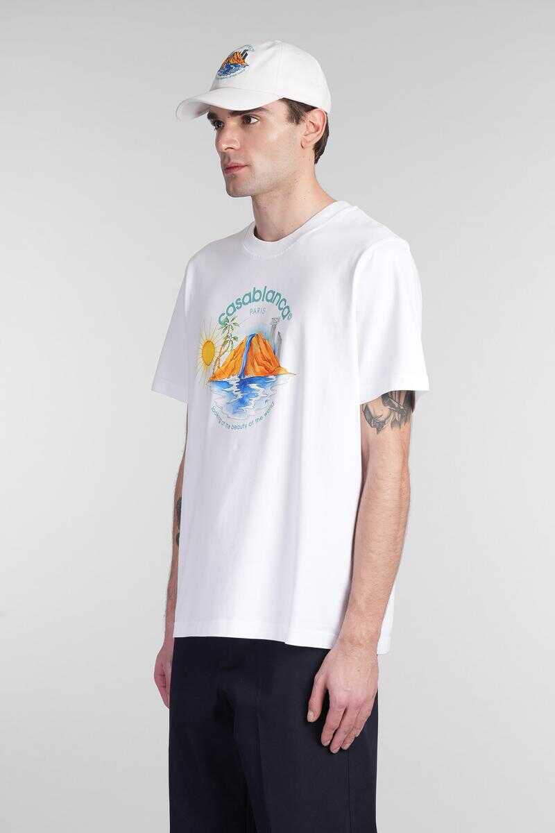 Tricouri Casablanca Casablanca T-Shirt WHITE Barbati (BM 17152717) 4