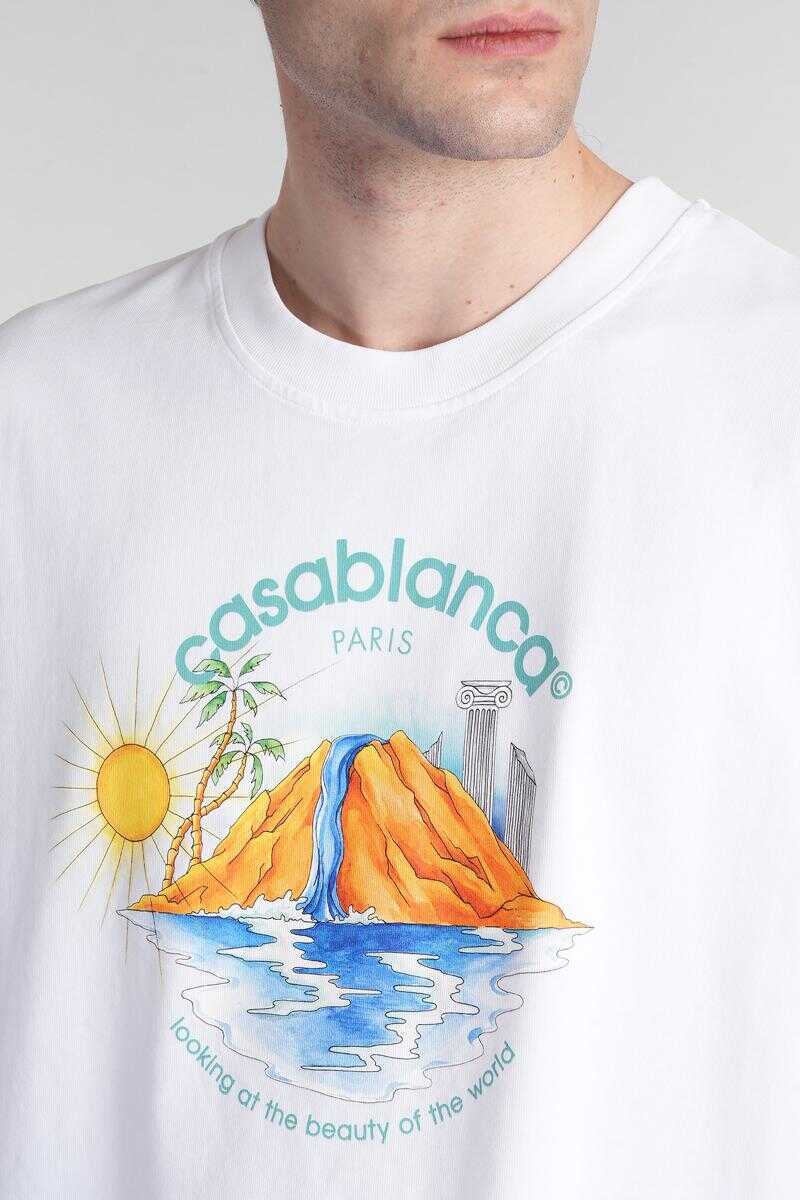 Tricouri Casablanca Casablanca T-Shirt WHITE Barbati (BM 17152717) 5