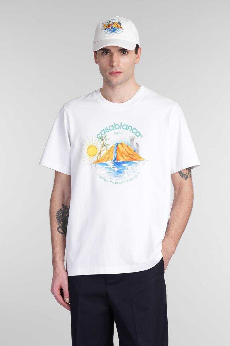 Tricouri Casablanca Casablanca T-Shirt WHITE Barbati (BM 17152717) 1