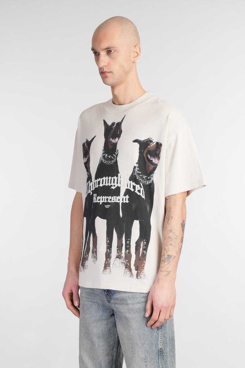 Tricouri REPRESENT Represent T-Shirt Beige Barbati (BM 17152732) 4