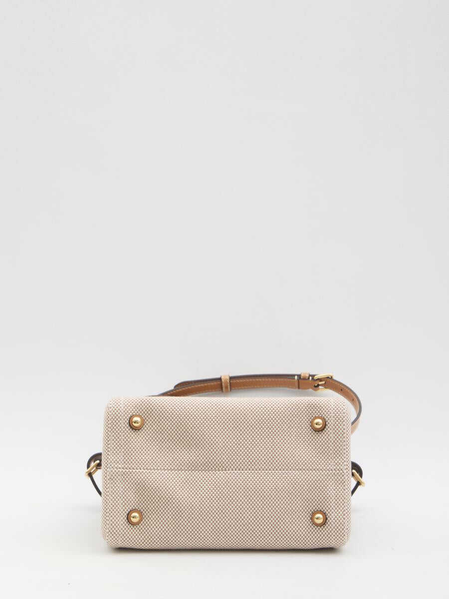 Genti de mana Valentino Garavani Small Antibes Shopping Bag Beige Femei (BM 17153752) 3