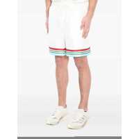 Pantaloni Casablanca pentru Barbati - Pantaloni Casablanca Casa Way World Series Bermuda Shorts WHITE Barbati (BM 17154010) - B-mall.ro