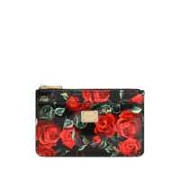 Portofele Dolce & Gabbana Wallet With Dauphine Rose Print Femei