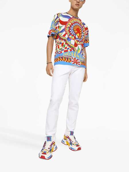 Blugi Dolce & Gabbana Dolce & Gabbana Pants WHITE Barbati (BM 17155924) 2