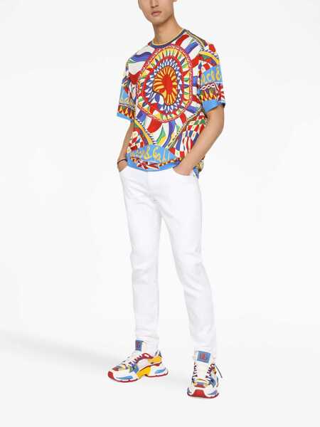 Blugi Dolce & Gabbana Dolce & Gabbana Pants WHITE Barbati (BM 17155924) 3