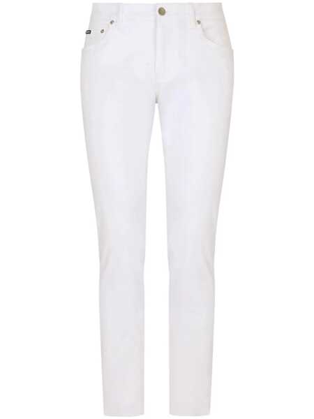 Blugi Dolce & Gabbana Dolce & Gabbana Pants WHITE Barbati (BM 17155924) 1