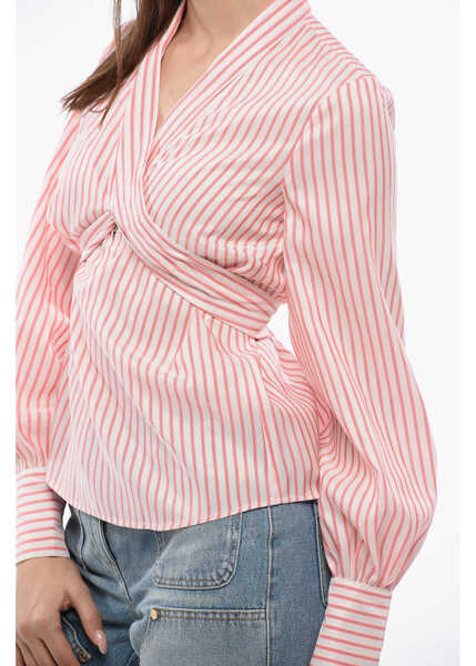 Bluze Viktor & Rolf Striped PuY Blouse Pink Femei (BM 17158559) 3