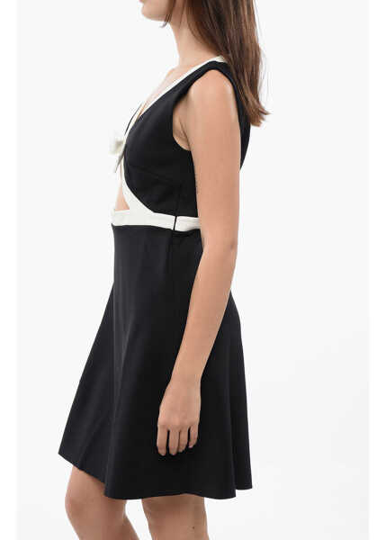 Rochii scurte Viktor & Rolf Sleeveless Dress With Cutout And Bow Detail Black Femei (BM 17158574) 3