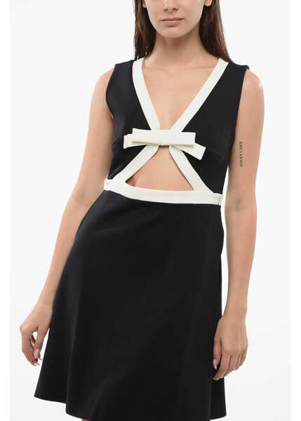 Rochii scurte Viktor & Rolf Sleeveless Dress With Cutout And Bow Detail Black Femei (BM 17158574) 4