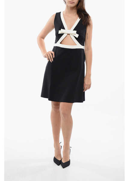 Rochii scurte Viktor & Rolf Sleeveless Dress With Cutout And Bow Detail Black Femei (BM 17158574) 1