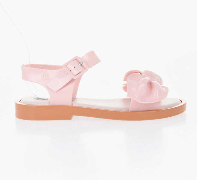Sandale fara toc Viktor & Rolf Melissa Rubber Tie Sandals With Front Bow Pink Femei (BM 17158592) 3