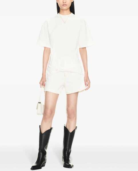 Pantaloni scurti Off-White High Waisted Vintage Denim Shorts White Femei (BM 17158721) 2