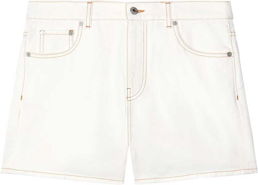 Pantaloni scurti Off-White High Waisted Vintage Denim Shorts White Femei (BM 17158721) 1