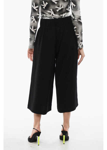 Pantaloni casual Viktor & Rolf Pleated Queen Of The Streets High Waisted Pants Black Femei (BM 17158730) 2
