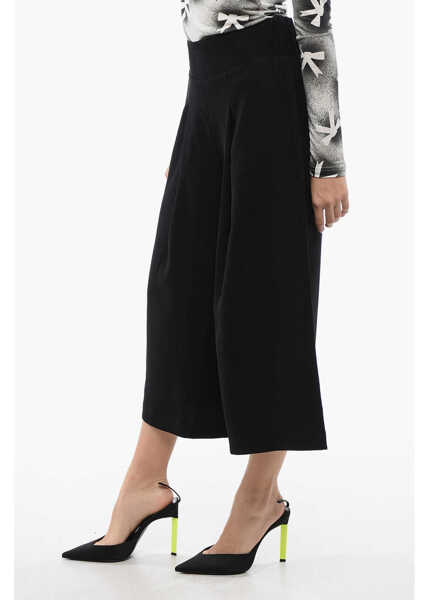 Pantaloni casual Viktor & Rolf Pleated Queen Of The Streets High Waisted Pants Black Femei (BM 17158730) 3