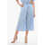 Viktor & Rolf Pleated Striped Nice & Breezy High-Waisted Pants Light Blue