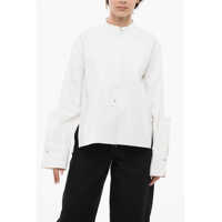 Camasi casual Over Cruise Shirt With Asymmetric Trim Femei