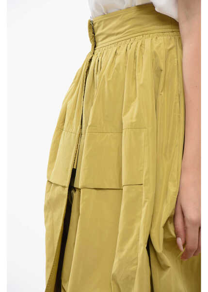 Fuste casual Jil Sander Gathered Taffetas Skirt Yellow Femei (BM 17158862) 3