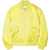 Off-White Padded Duchesse Bomber Jacket With Front Zip Yellow