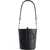 Patou Leather Bucket Bag BLACK
