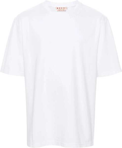Tricouri Marni Oversized Cotton T-Shirt WHITE Barbati (BM 17159642) 1