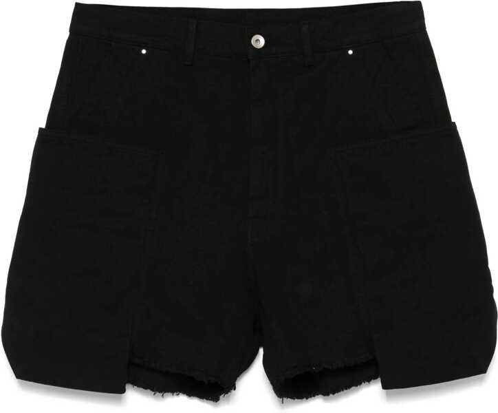 Pantaloni scurti Rick Owens Bermuda Cargo BLACK Barbati (BM 17159660) 1